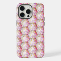 Pink Disco Ball Pattern