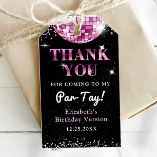 Pink Disco In My Birthday Era Birthday Gift Tags