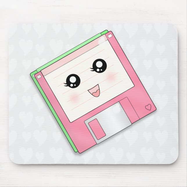 Pink Diskette Mouse Pad (Front)