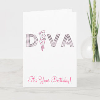 Pink Diva Card