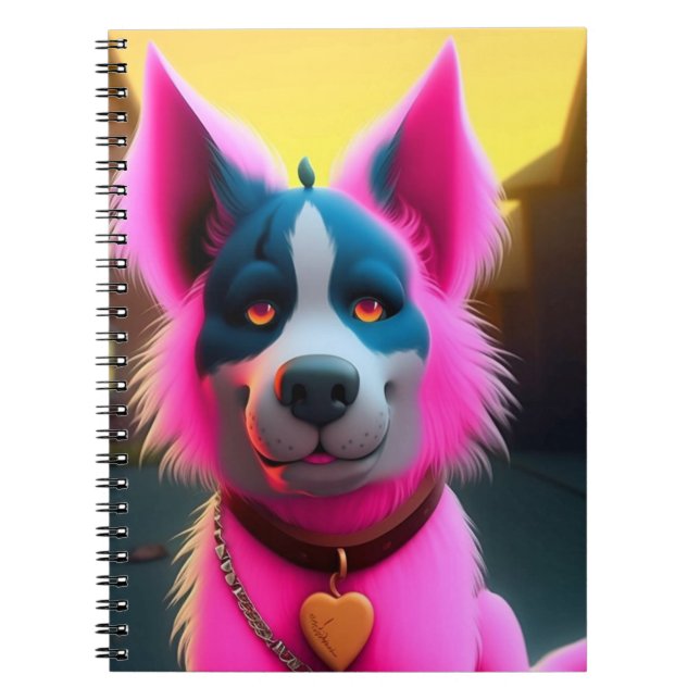 Pink Dog Notebook (Front)