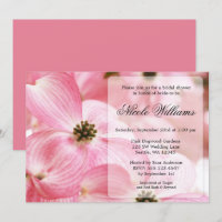 Pink Dogwood Blossoms Bridal Shower