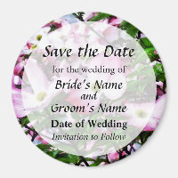 Pink Dogwood Blossoms Save the Date
