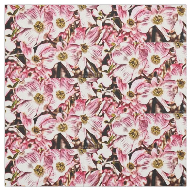 Pink Dogwood Fabric (Swatch)