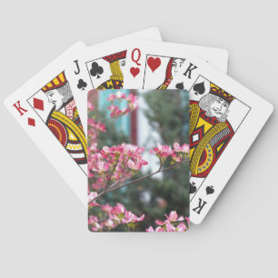Pink Dogwood Playing Cards
