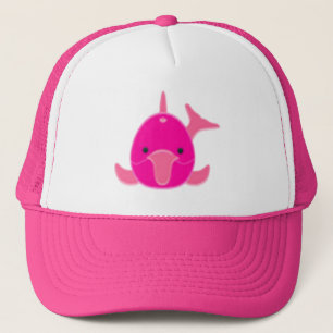 Pink Dolphin on Pink Hat