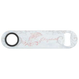 Pink Dolphin Personalised Bottle Opener