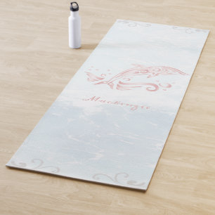 Pink Dolphin Personalised Yoga Mat