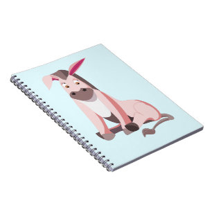 Pink Donkey Notebook - Your Colours - Text