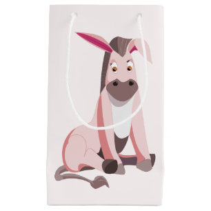 Pink Donkey Small Gift Bag