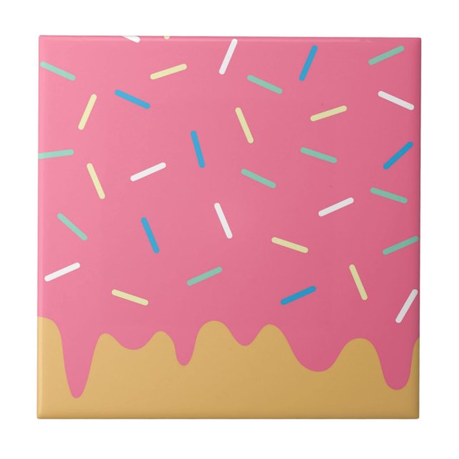 Pink Donut Tile (Front)