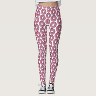 Pink donut with sprinkles leggings