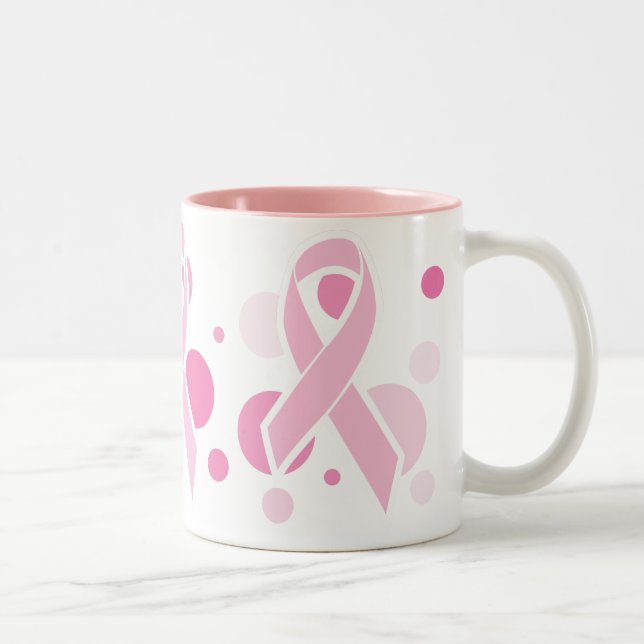 Pink Dots Coffee Mug (Right)