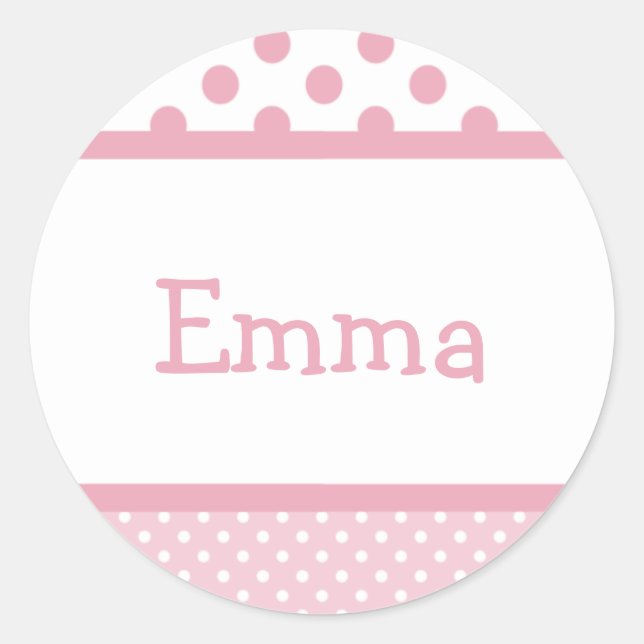 Pink Dots Sticker (Front)