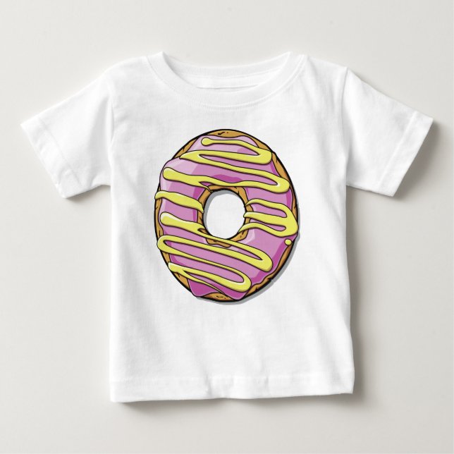 Pink Doughnut, Doughnut, Frosting, Icing, Glaze Baby T-Shirt (Front)