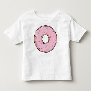 Pink Doughnut, Doughnut, Frosting, Icing, Sprinkle Toddler T-Shirt