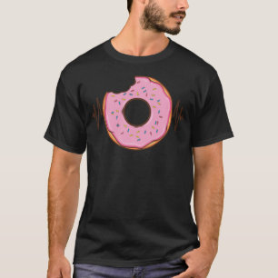 Pink Doughnut Heartbeat doughnuts gift T-Shirt