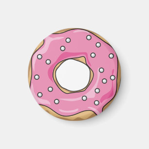 Pink Doughnut Magnet