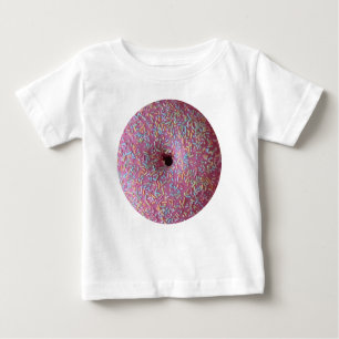 Pink doughnut with sprinkles baby T-Shirt
