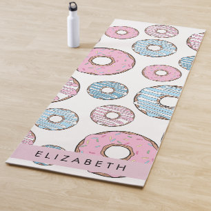 Pink Doughnuts, Blue Doughnuts, Sprinkles, Your Na Yoga Mat