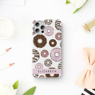 Pink Doughnuts, Brown Doughnuts, Sprinkles, Your N iPhone 12 Pro Case