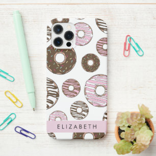 Pink Doughnuts, Brown Doughnuts, Sprinkles, Your N iPhone 12 Pro Case