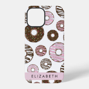 Pink Doughnuts, Brown Doughnuts, Sprinkles, Your N iPhone 12 Pro Case