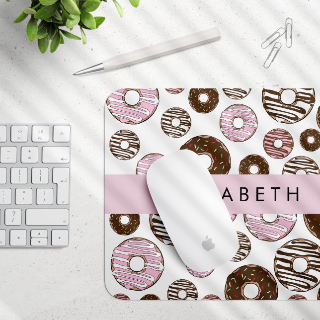 Pink Doughnuts, Brown Doughnuts, Sprinkles, Your N Mouse Pad (Creator Uploaded)