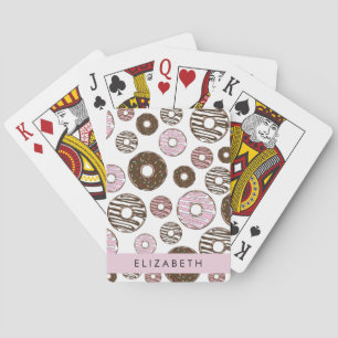 Pink Doughnuts, Brown Doughnuts, Sprinkles, Your N Playing Cards