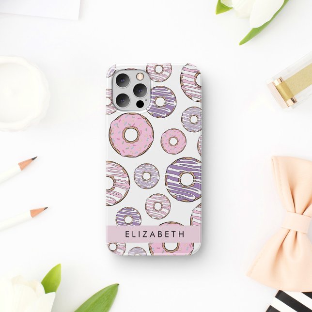 Pink Doughnuts, Purple Doughnuts, Sprinkles, Your  Case-Mate iPhone Case (Creator Uploaded)