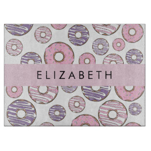 Pink Doughnuts, Purple Doughnuts, Sprinkles, Your Cutting Board