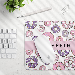 Pink Doughnuts, Purple Doughnuts, Sprinkles, Your  Mouse Pad