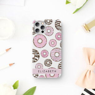 Pink Doughnuts, White Doughnuts, Sprinkles, Your N iPhone 16 Case