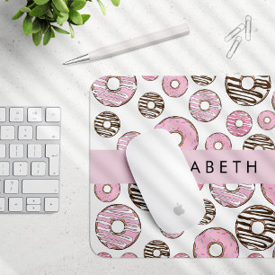 Pink Doughnuts, White Doughnuts, Sprinkles, Your N Mouse Pad