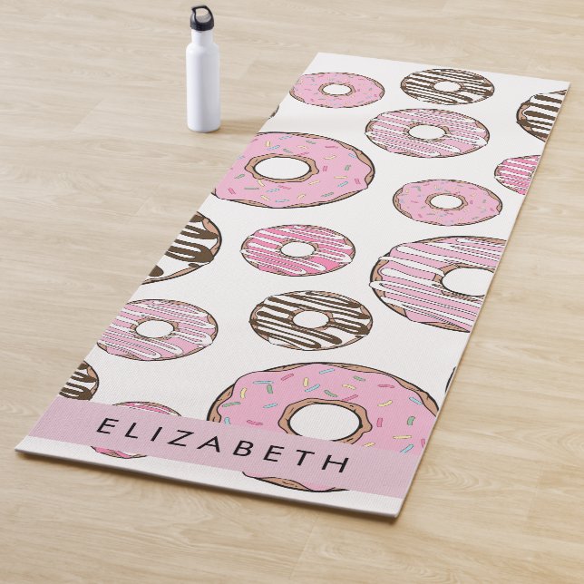 Pink Doughnuts, White Doughnuts, Sprinkles, Your N Yoga Mat (In Situ)
