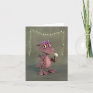 Pink Dragon Card