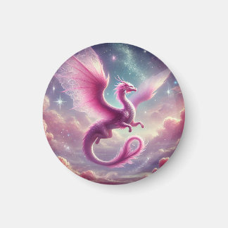 Pink Dragon Magnet