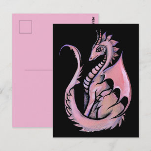 Pink Dragon Postcard