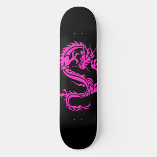 Pink Dragon Skateboard Deck