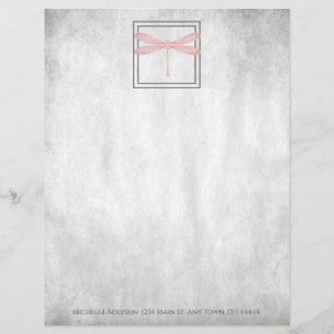 Pink Dragonfly Personalised Paper Sheet