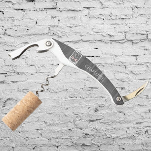 Pink Dragonfly Rustic Corkscrew