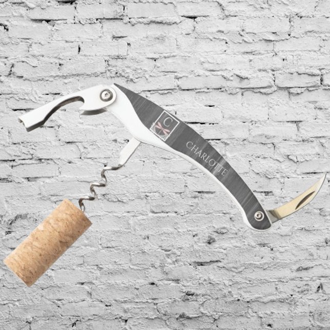 Pink Dragonfly Rustic Corkscrew (Pink Dragonfly Rustic Corkscrew)