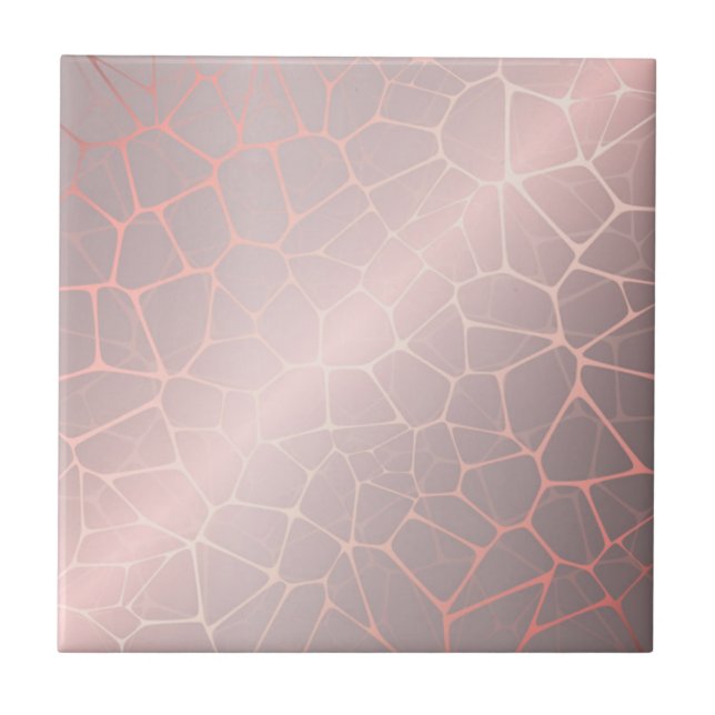 Pink dream ceramic tile (Front)