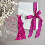 Pink Dress Sixty & Fabulous 60th Birthday Acrylic Invitations<br><div class="desc">Pink Dress Sixty & Fabulous 60th Birthday Acrylic Invitations

See matching collection in our Niche and Nest Store</div>