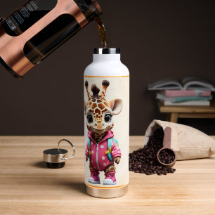 "Pink Dress Wonder" Water Bottle