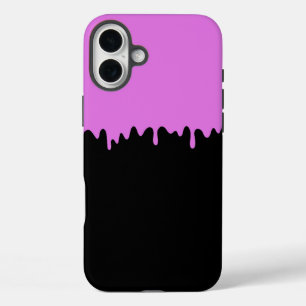 Pink Dripping Slime iPhone 16 Plus Case