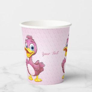 Pink Ducks Paper cup