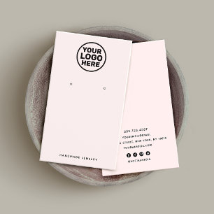 Pink Earring Add Logo Display Holder