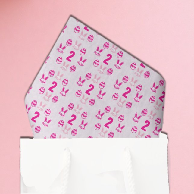 Pink Easter 2nd Birthday Tissue Paper (Creator Uploaded)