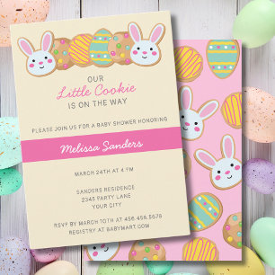 PINK EASTER BABY SHOWER INVITATION